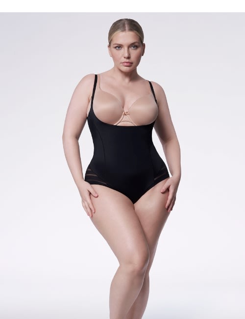 Julimex Formuojantis stiprios kompresijos besiūlis bodis-glaustinukė 119, juodas