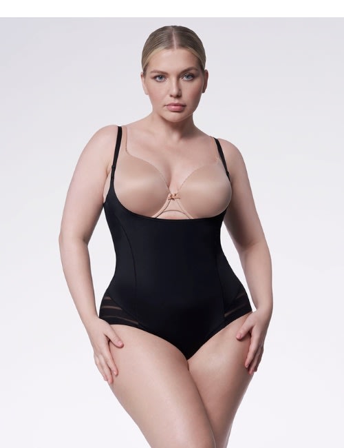 Julimex Formuojantis stiprios kompresijos besiūlis bodis-glaustinukė 119, juodas