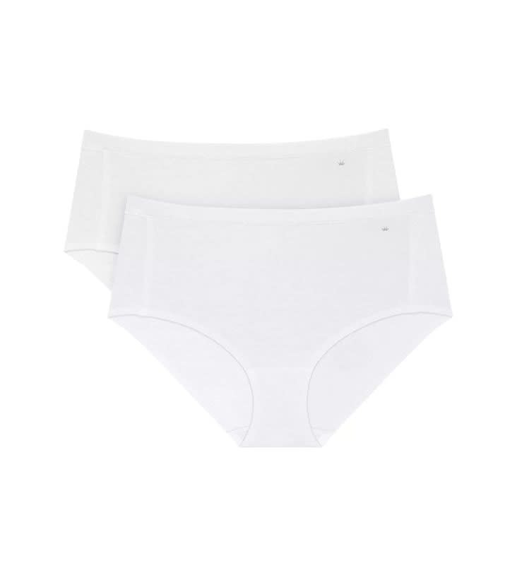 Triumph Klasikinių 2 vnt. modalo kelnaičių rinkinys SMART NATURAL MAXI EX 2P WHITE