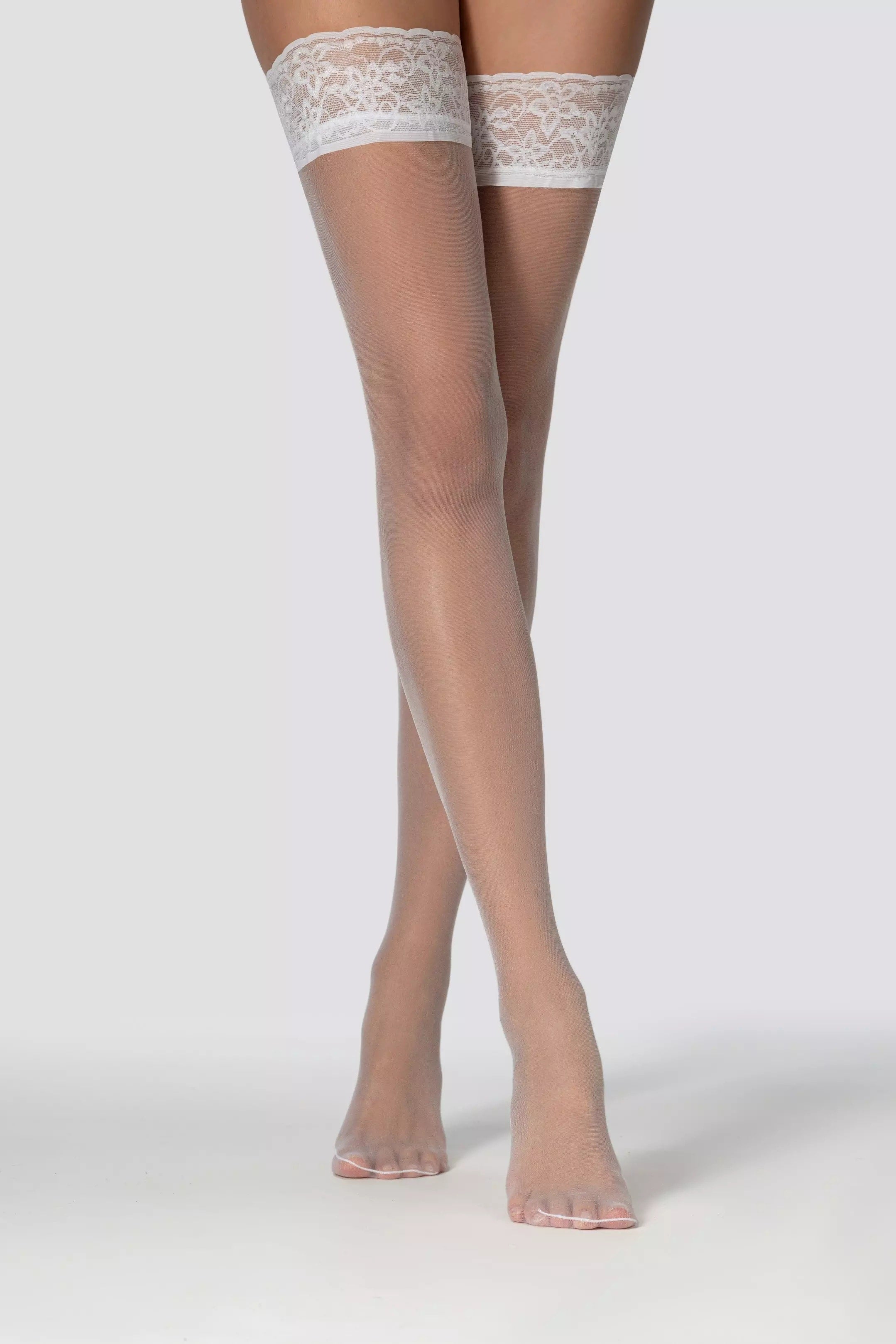 Mona Prilipinamos kojinės NEBBIA BIANCO 10 den.