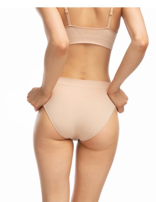 Julimex Klasikinės bambukinės kelnaitės BAMBOO BIKINI NUDE