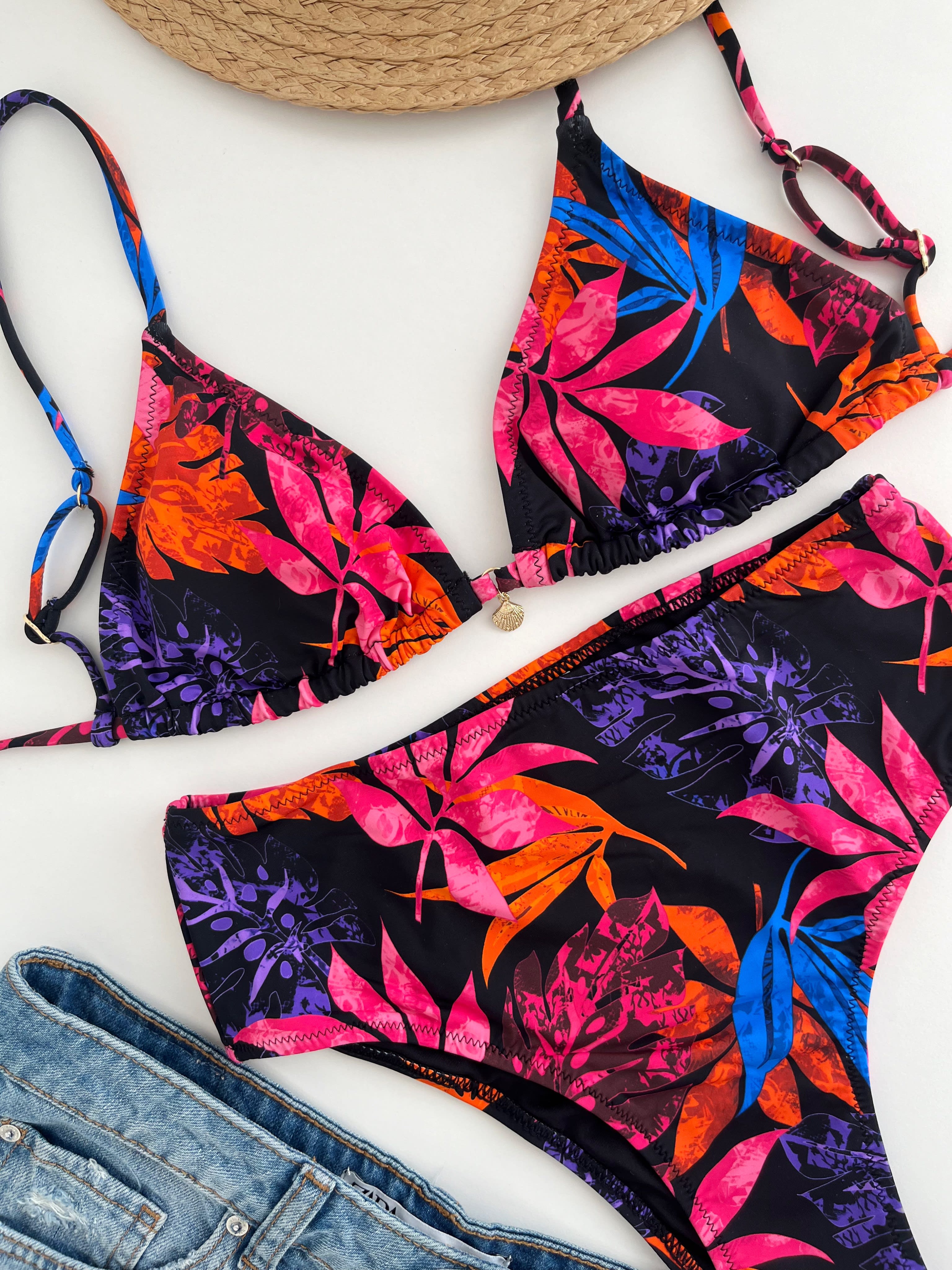 MrMiss Bikini maudymosi kostiumėlis FLORAL MIX