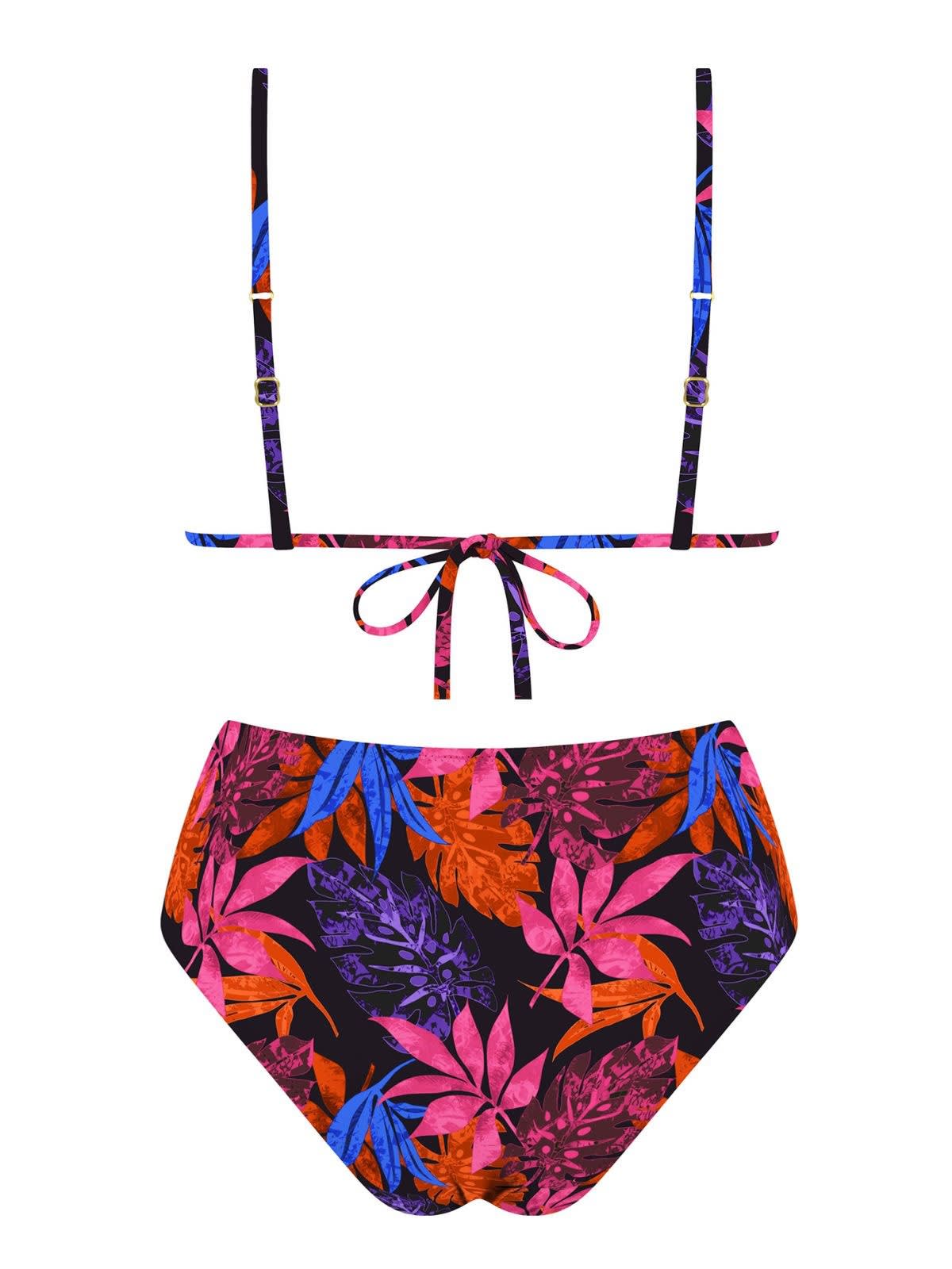 MrMiss Bikini maudymosi kostiumėlis FLORAL MIX