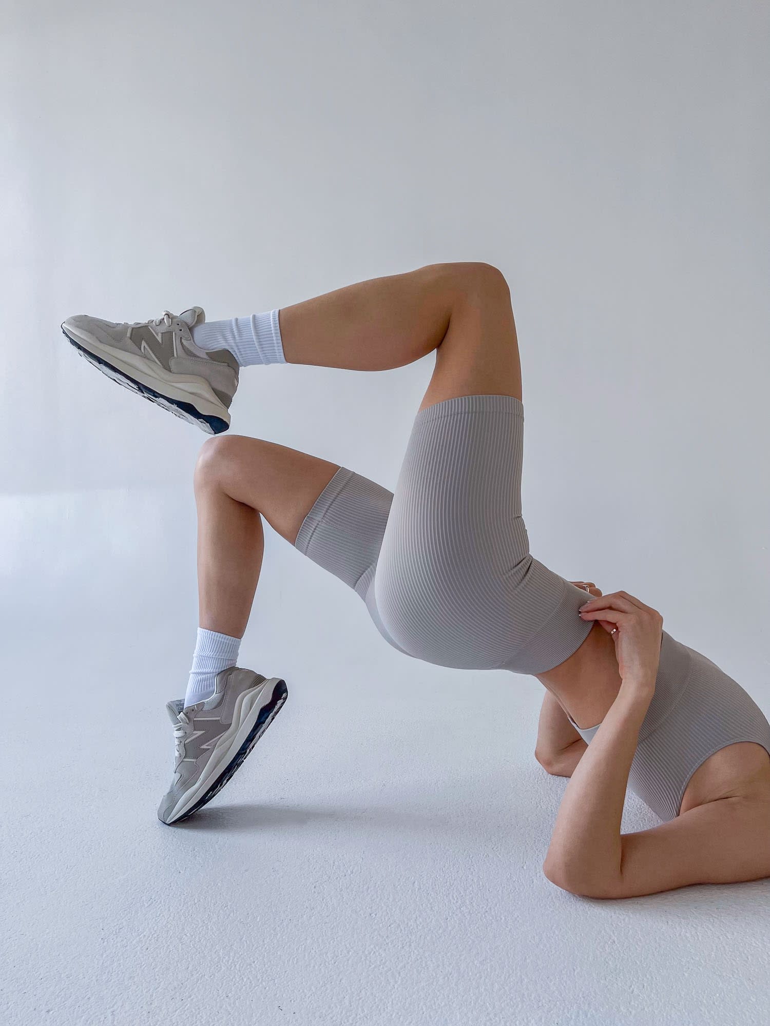 SiaWear Formuojantys biker šortai POWER RIB MID RISE ATMOSPHERE