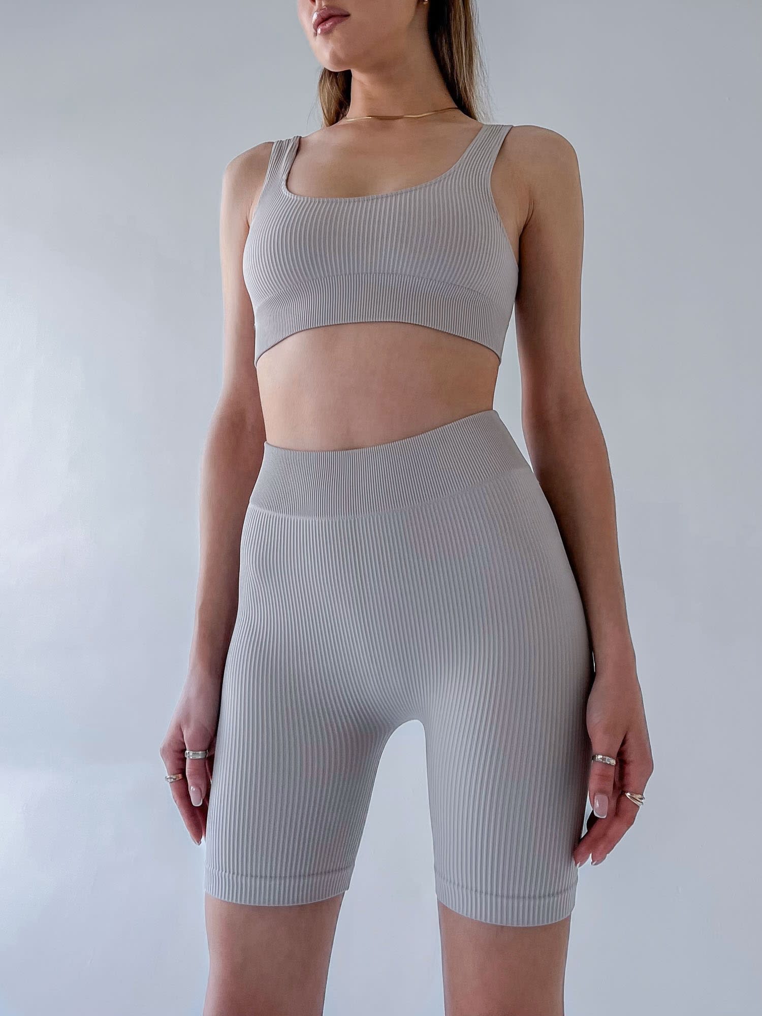 SiaWear Formuojantys biker šortai POWER RIB MID RISE ATMOSPHERE