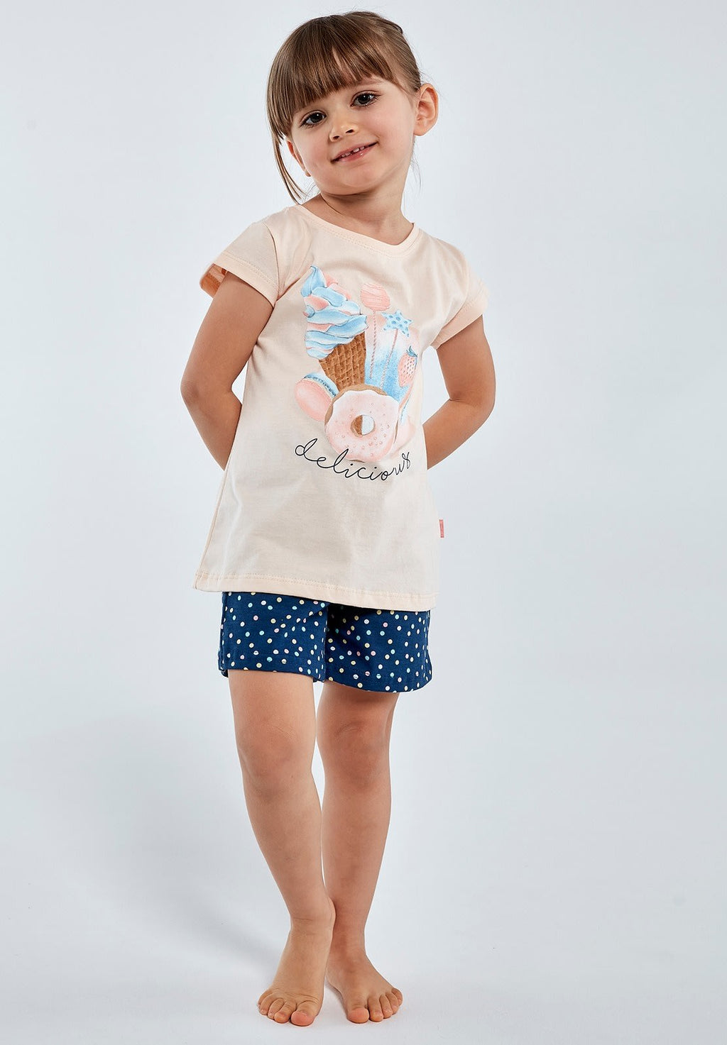 Cornette Kids Medvilninė mergaičių pižama DELICIOUS