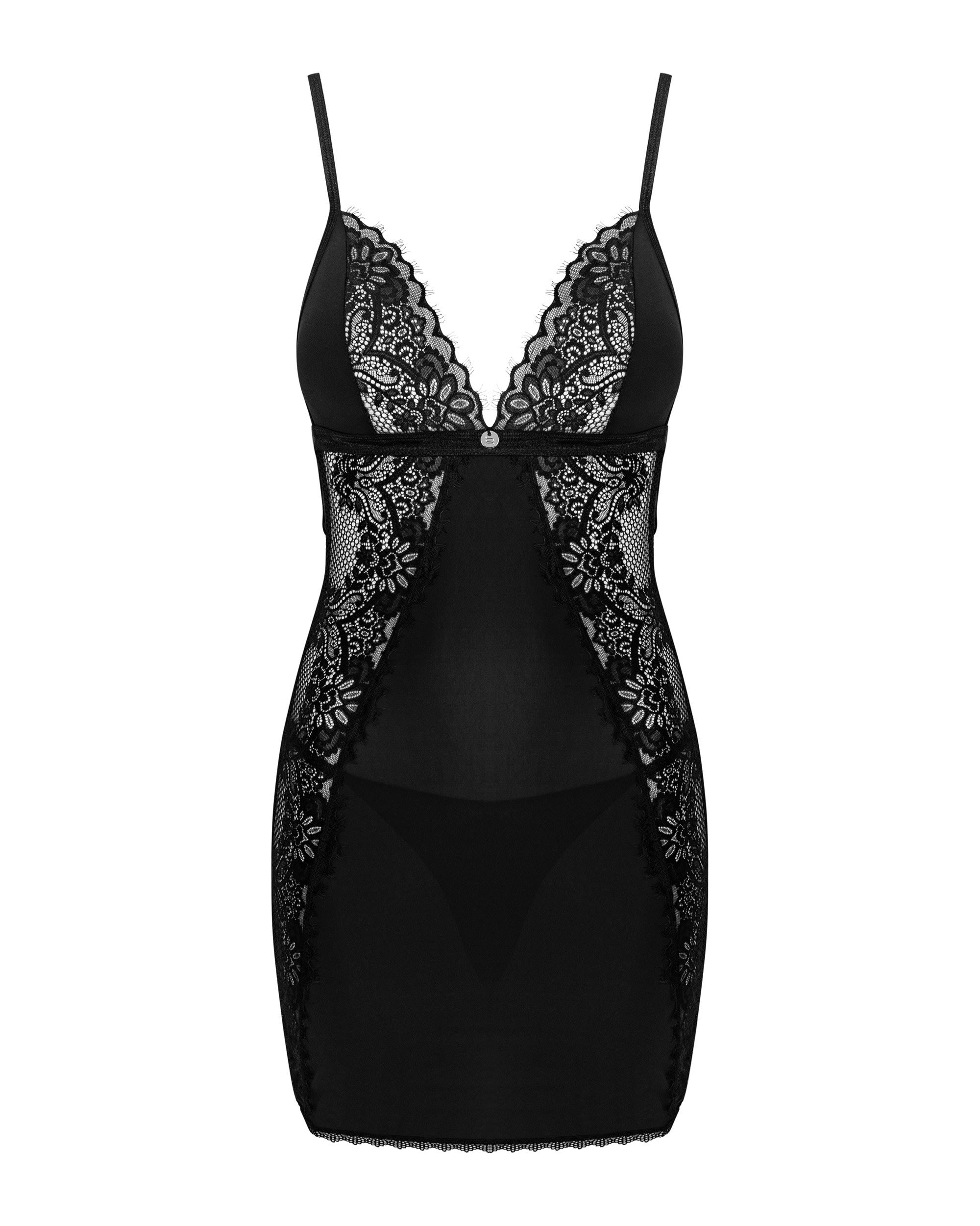 Obsessive Seksualus naktinukų ir stringų komplektas MADERRIS