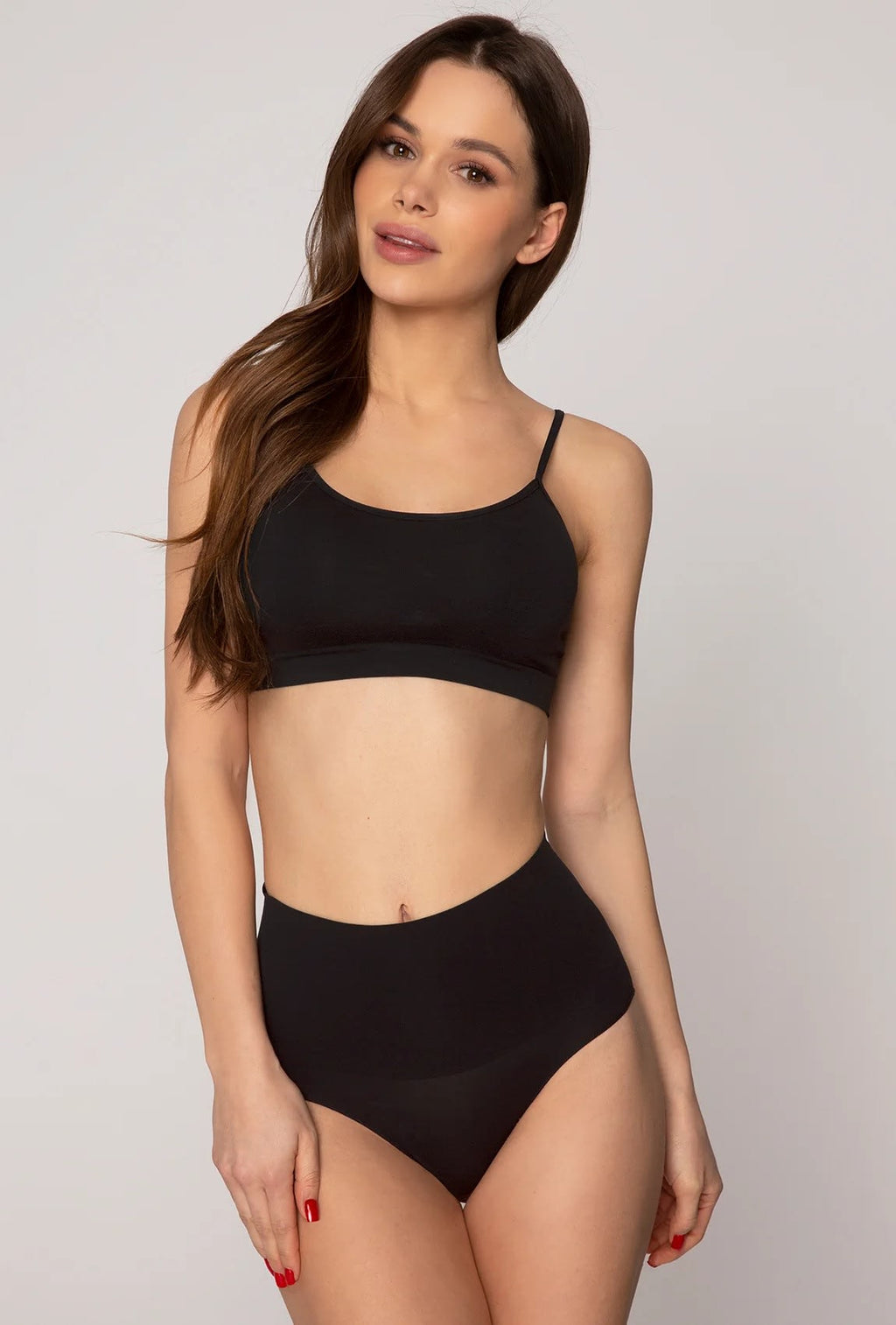 Gatta Formuojančios klasikinės kelnaitės CORRECT SENSUAL SKIN BLACK