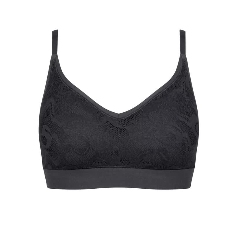 Sloggi Liemenėlė formuotais kaušeliais GO ALLROUND LACE P BLACK