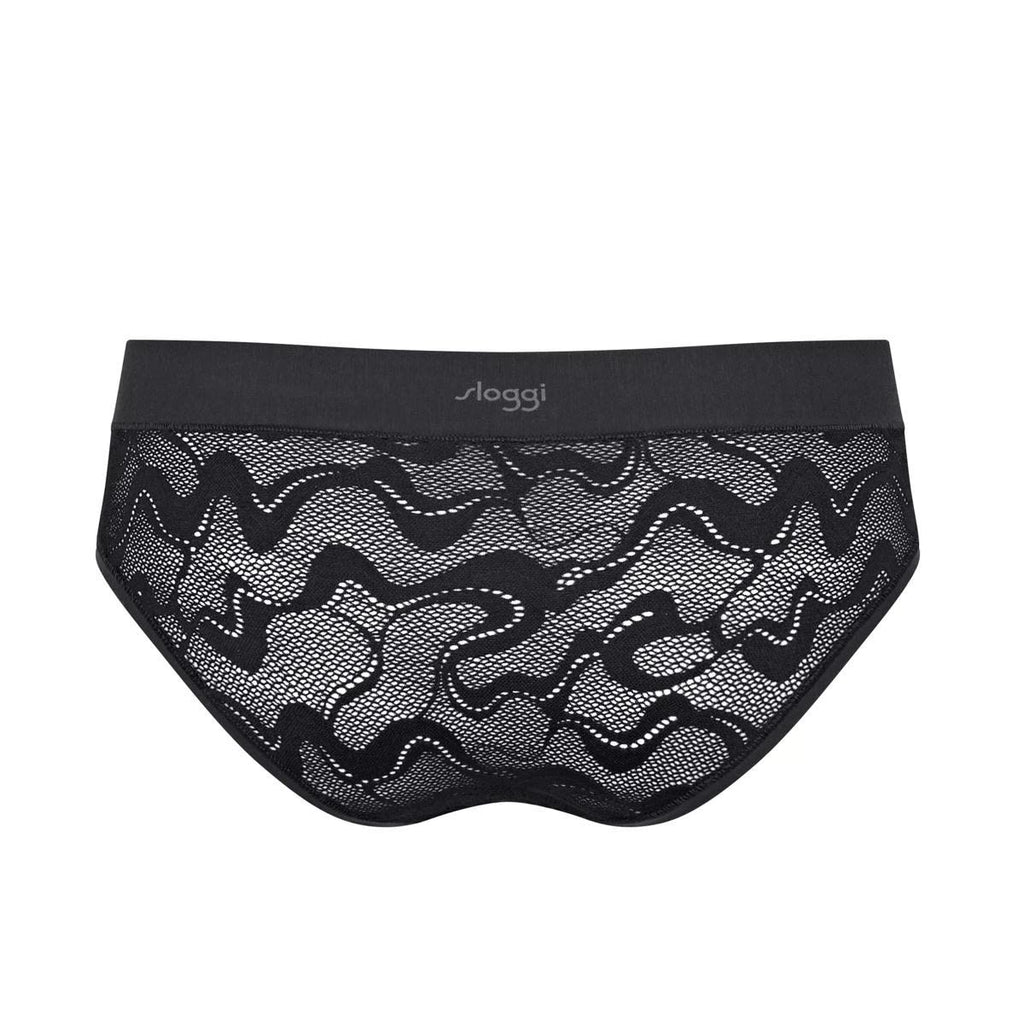 Sloggi Apatinių komplektas GO ALLROUND LACE P BLACK