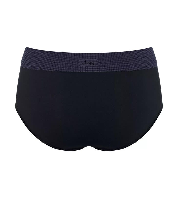 Sloggi Kelnaitės aukštintu juosmeniu su alavijo mikrokapsulėmis EVER INFUSED ALOE HIGH WAIST BLACK