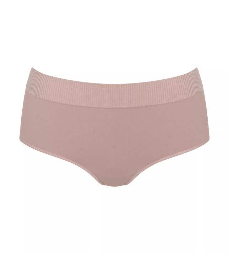 Sloggi Kelnaitės aukštintu juosmeniu su alavijo mikrokapsulėmis EVER INFUSED ALOE HIGH WAIST FOGGY MAUVE