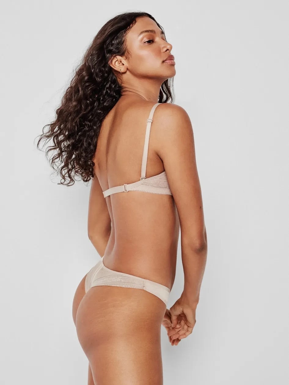 Gisela Braziliškų 2 vnt. kelnaičių rinkinys NUDE LACE