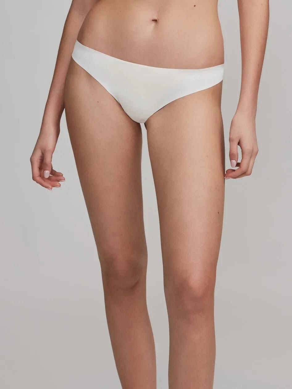 Gisela Lazeriu kirptos braziliškos kelnaitės LACE WHITE