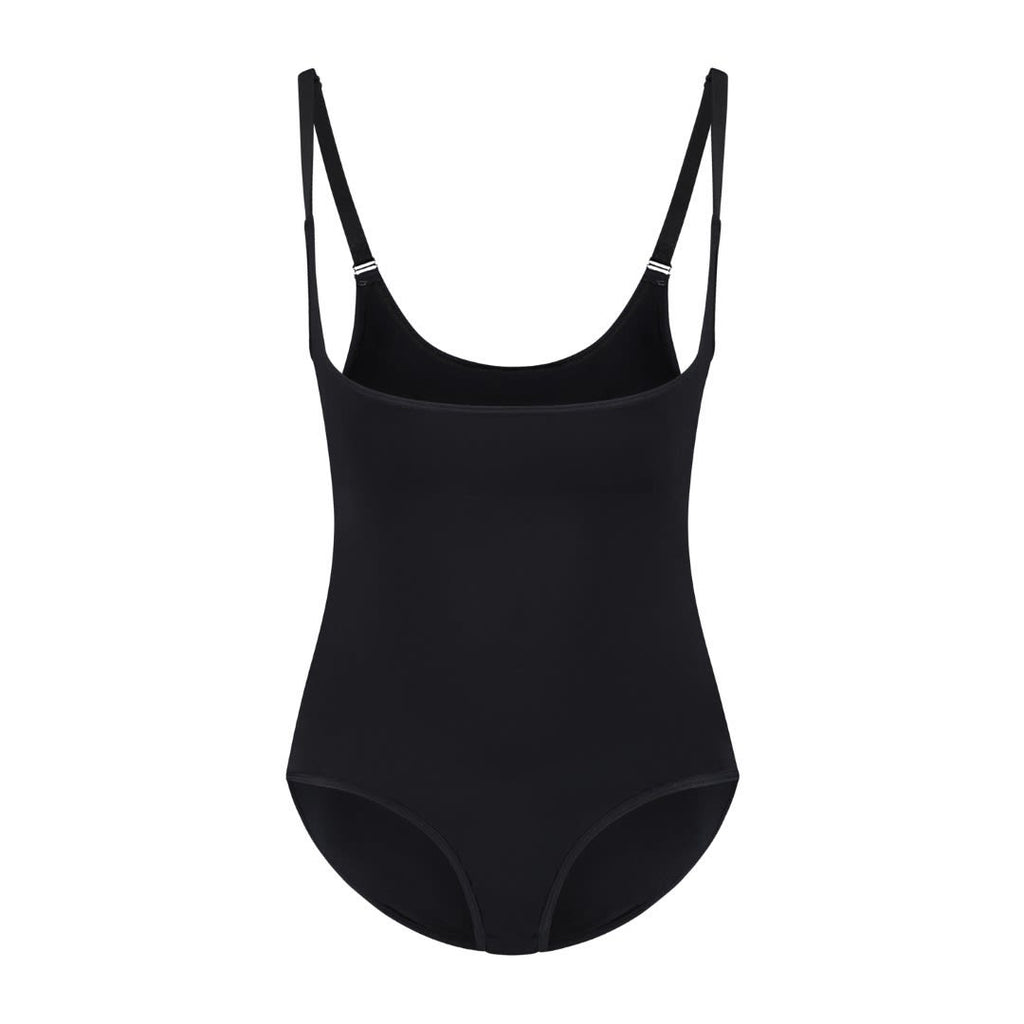 ByeBra Stiprios kompresijos formuojantis bodis SOFT TOUCH OPEN BUST BLACK