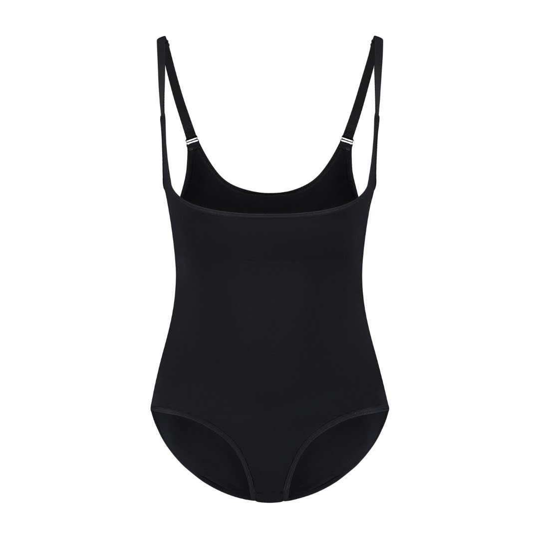 ByeBra Stiprios kompresijos formuojantis bodis SOFT TOUCH OPEN BUST BLACK