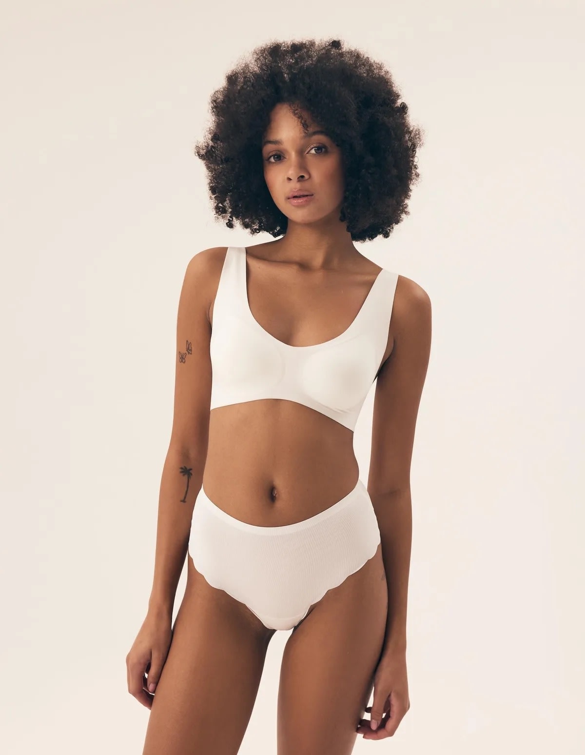 Henderson Ladies Lazeriu kirpta bevielė liemenėlė BAKE ECRU