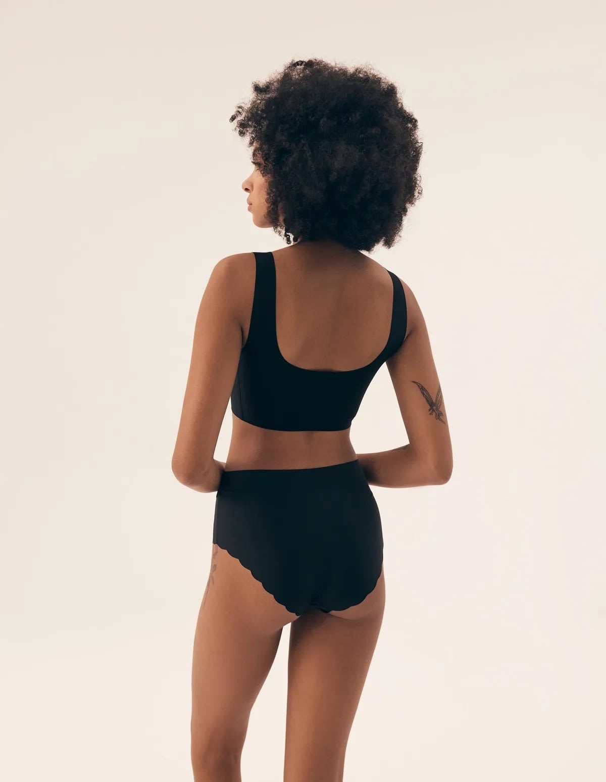 Henderson Ladies Lazeriu kirpta bevielė liemenėlė BIRD BLACK