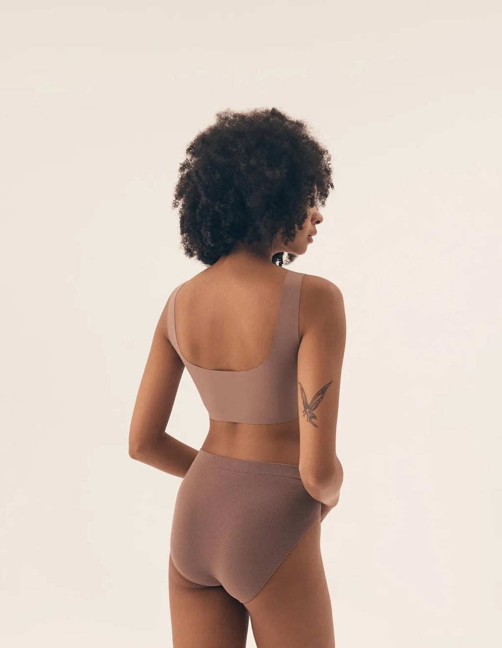 Henderson Ladies Lazeriu kirpta bevielė liemenėlė BIRD MAUVE