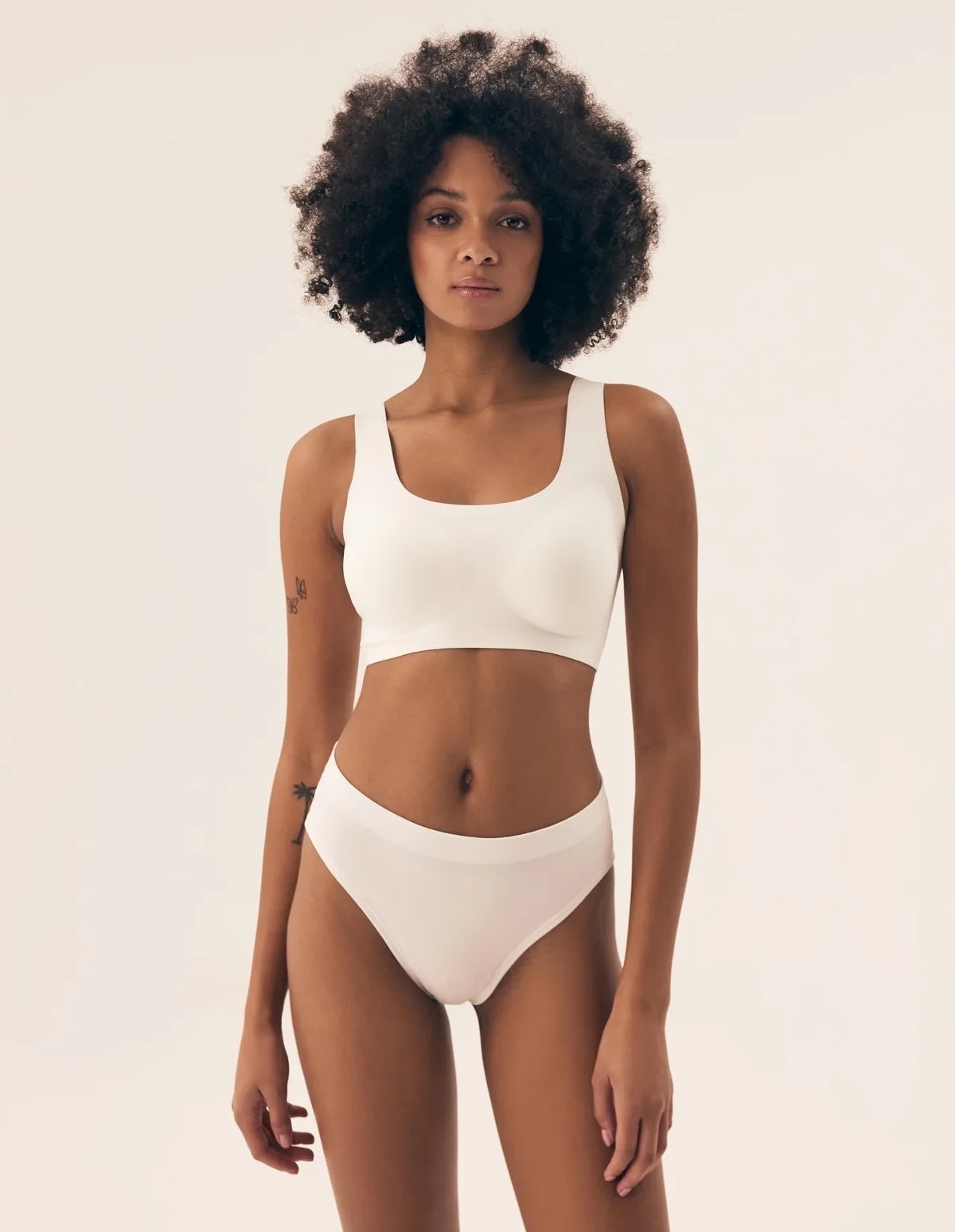 Henderson Ladies Lazeriu kirpta bevielė liemenėlė BIRD ECRU