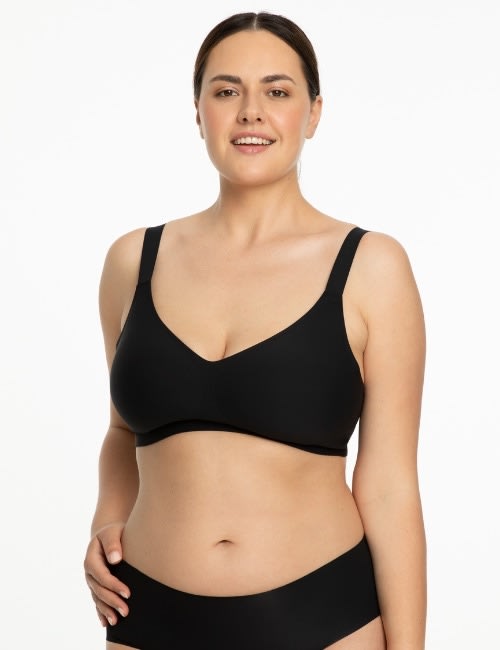 Julimex Bevielė liemenėlė JELLY BRA COMFORT BLACK