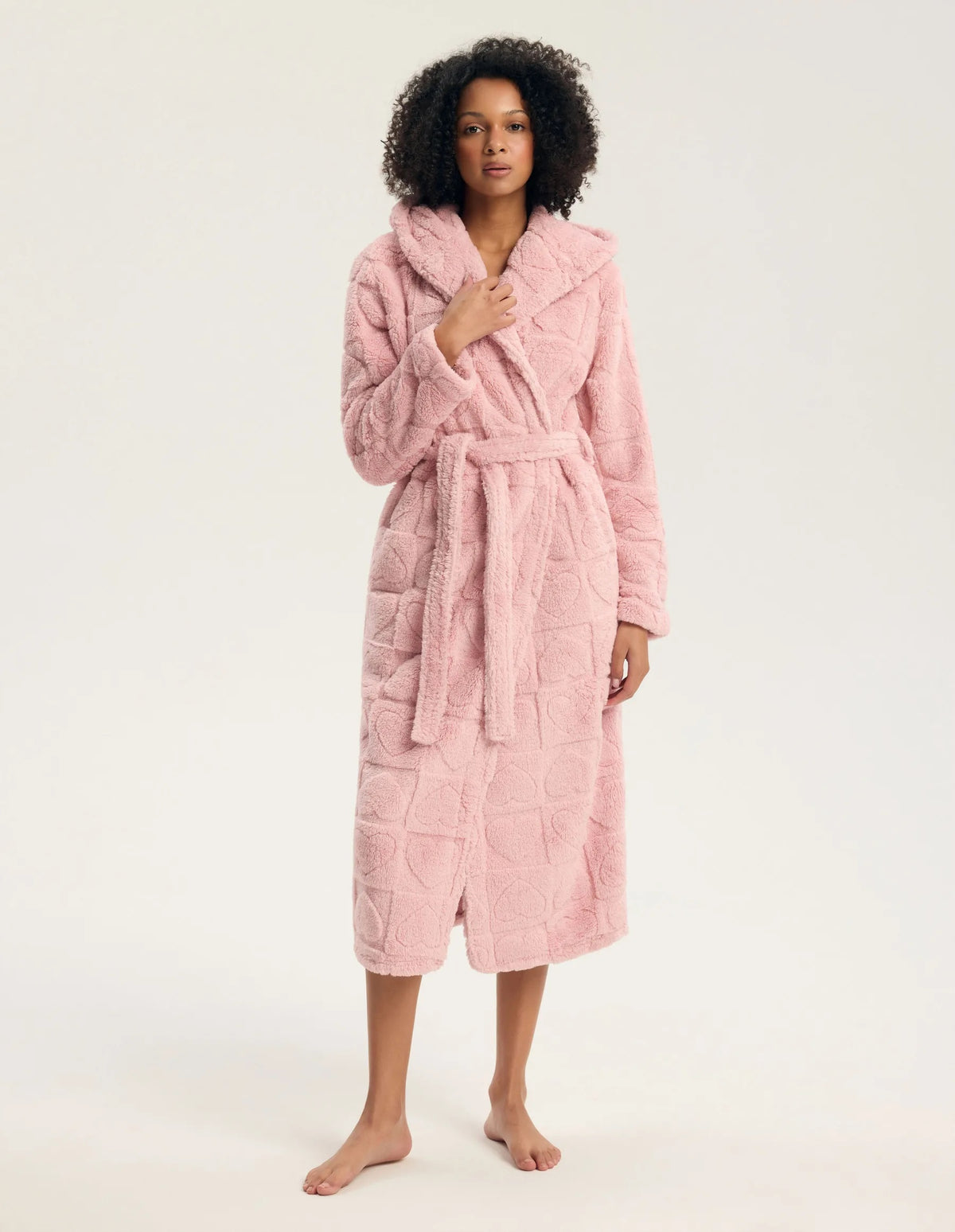 Henderson Ladies Ilgas sherpa chalatas GITTE PINK