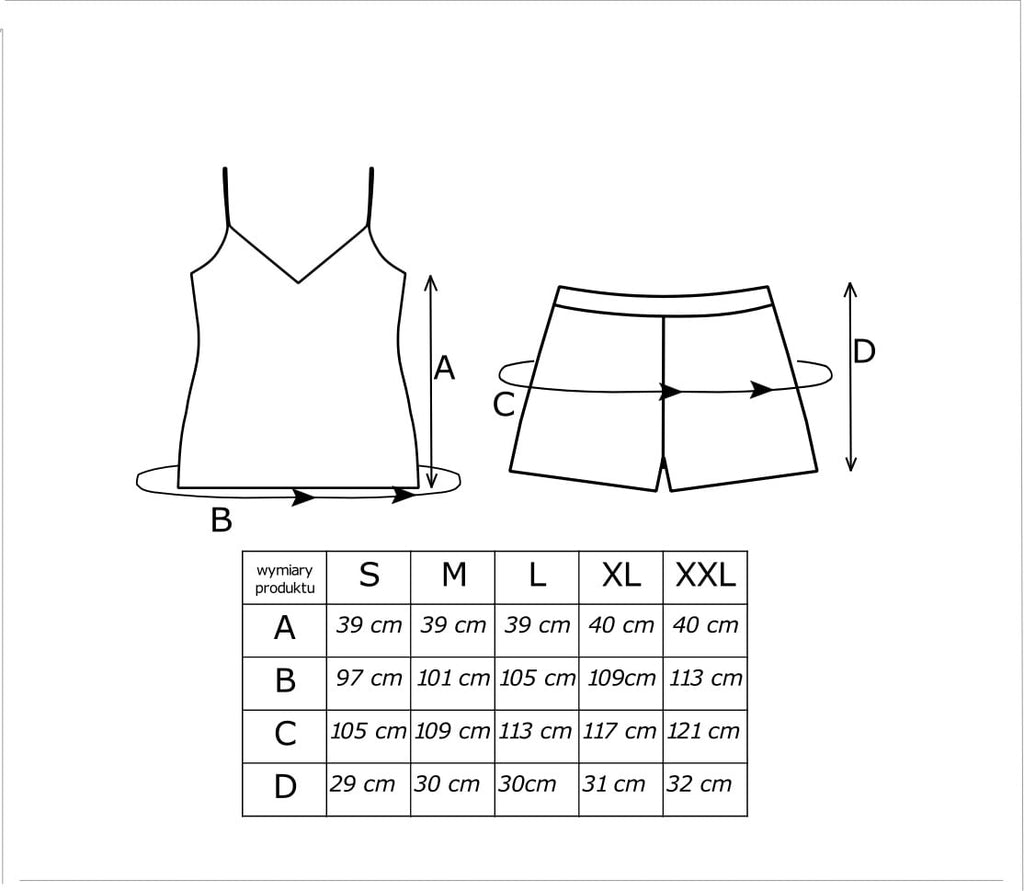 Donna Trumpa pižama su šortais ZOYA TOP