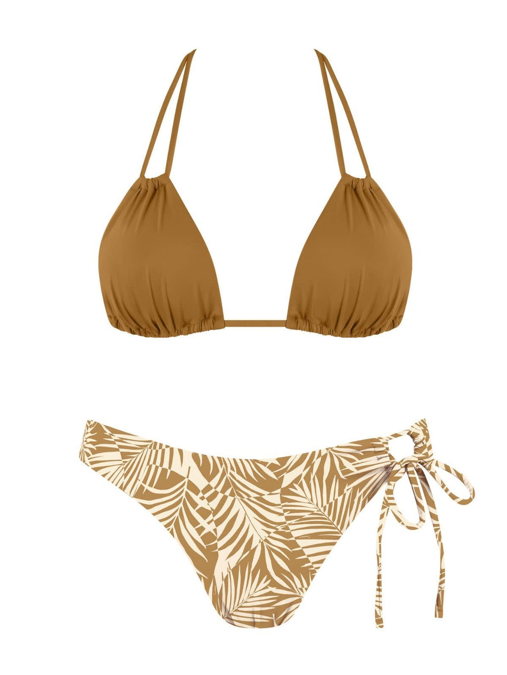 MrMiss Bikini kelnaitės BROWN SUGAR