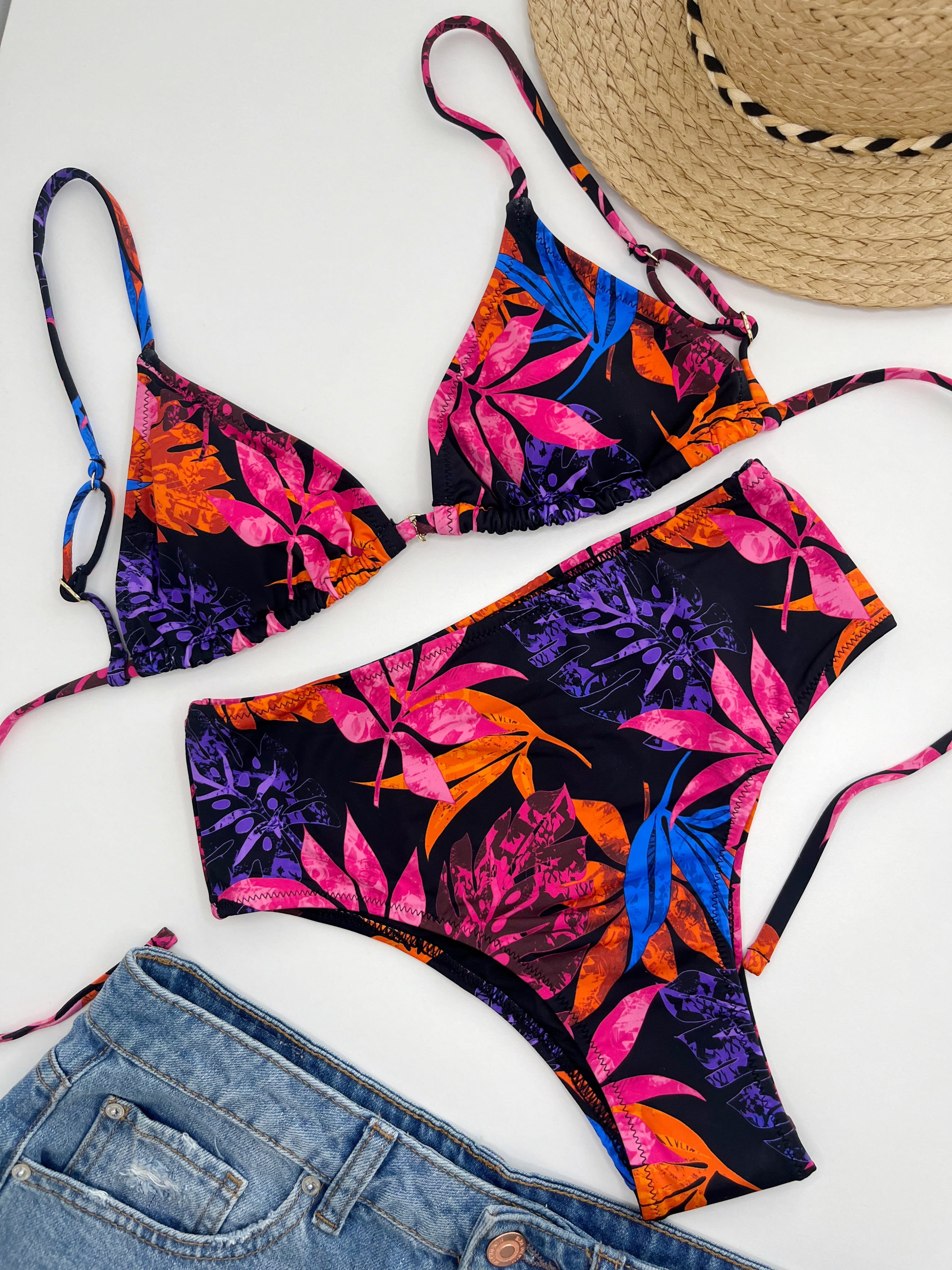 MrMiss Bikini liemenėlė FLORAL MIX