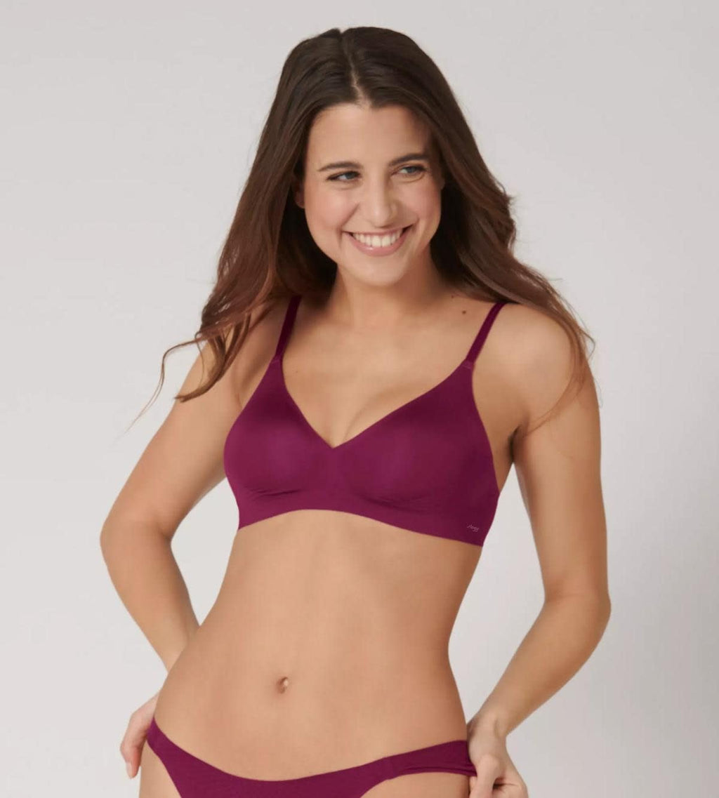 Sloggi Bevielė besiūlė liemenėlė BODY ADAPT SOFT, tamsi rožinė
