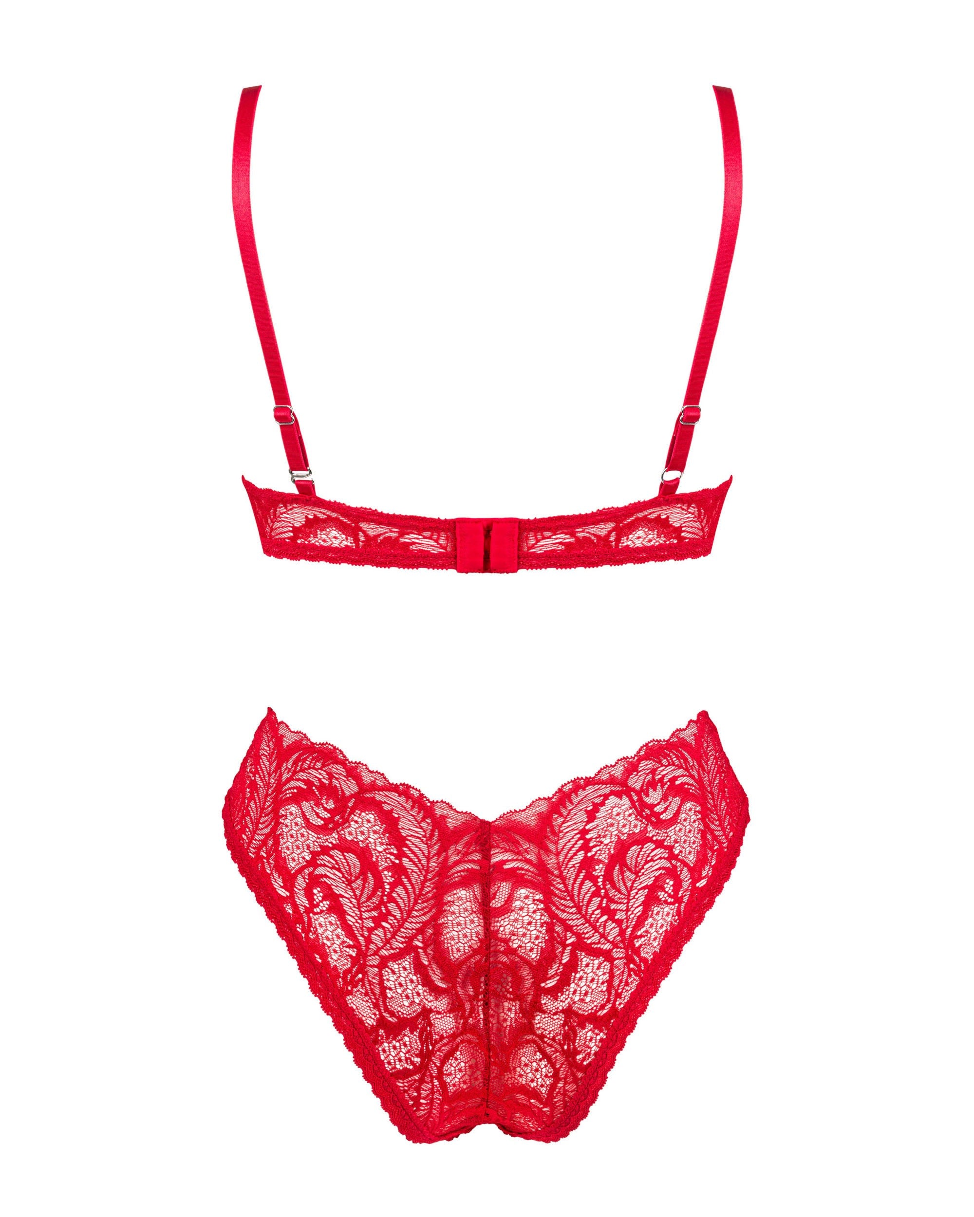 Obsessive Seksualus dviejų dalių komplektas ATENICA, raudona