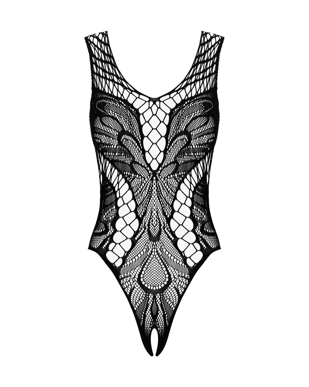 Obsessive Bodis - kūno kojinė B138, juoda