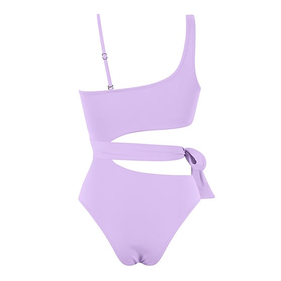 MrMiss Vientisas maudymosi kostiumėlis ASYMMETRIC LILAC