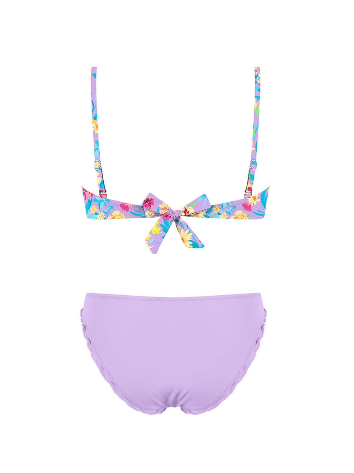 MrMiss Push-up bikini maudymosi kostiumėlis LILAC SUMMER
