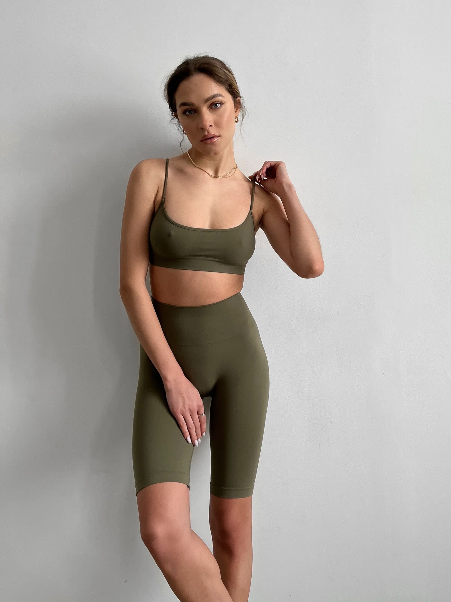 SiaWear Braletė MINIMAL IGUANA, chaki spalvos