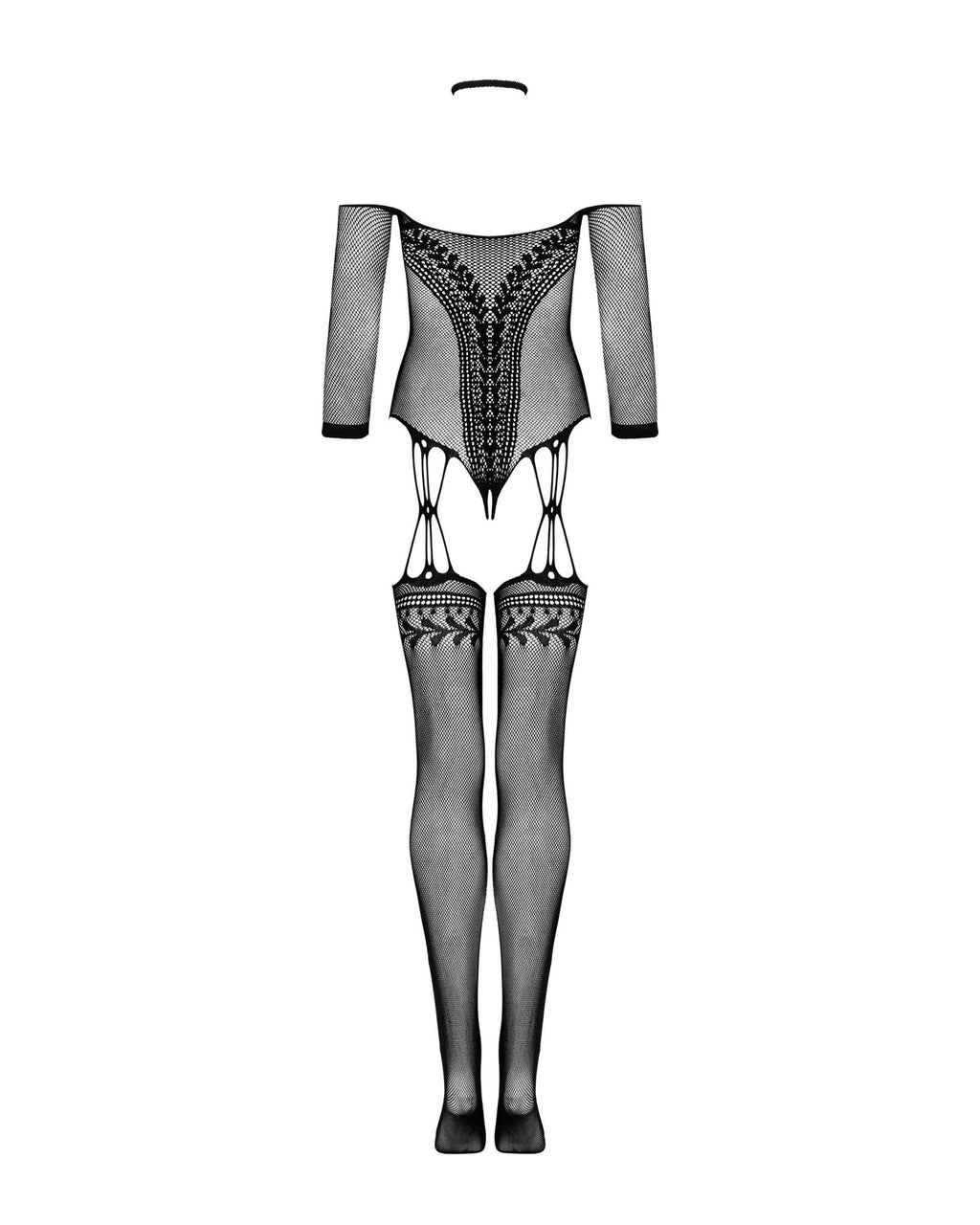 Obsessive Viso kūno kojinė G333, juoda