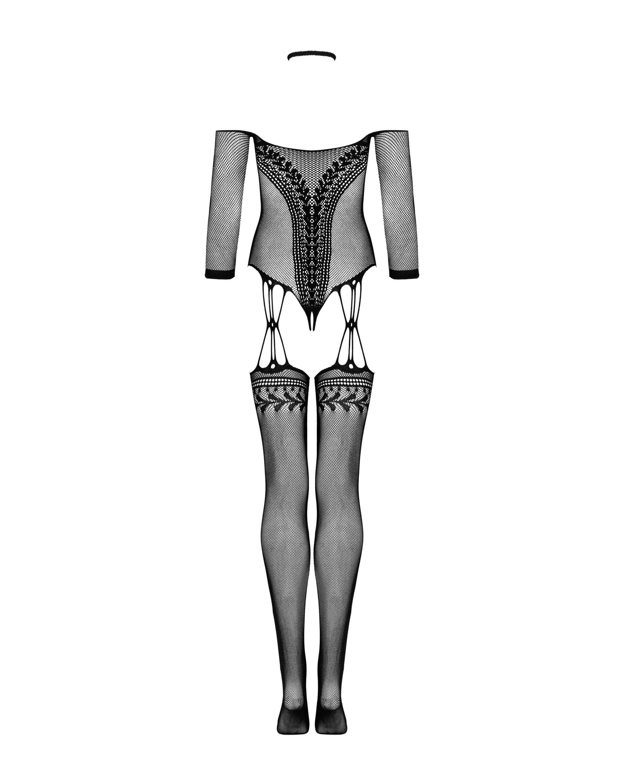 Obsessive Viso kūno kojinė G333, juoda