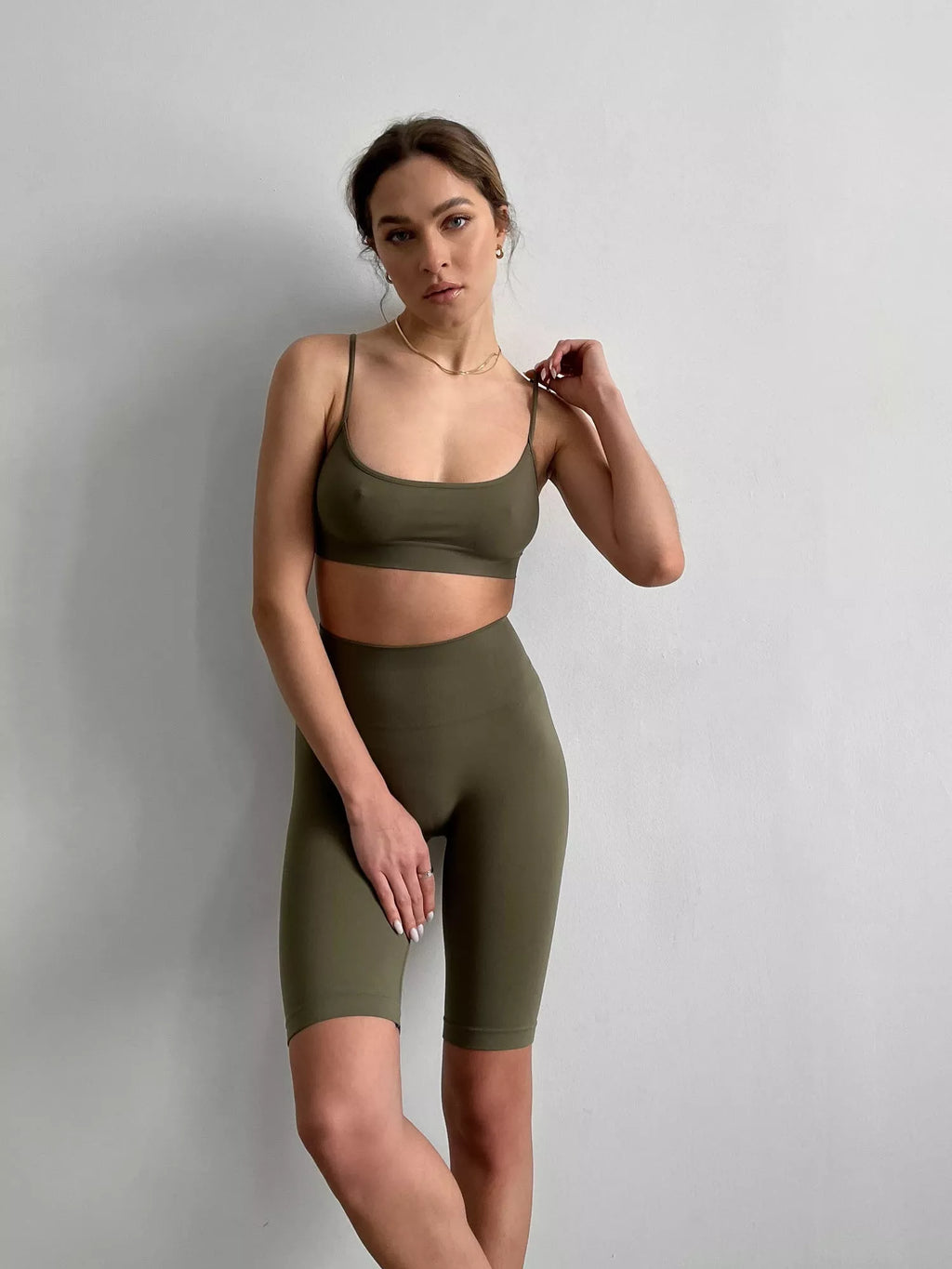 SiaWear Braletė MINIMAL IGUANA, chaki spalvos