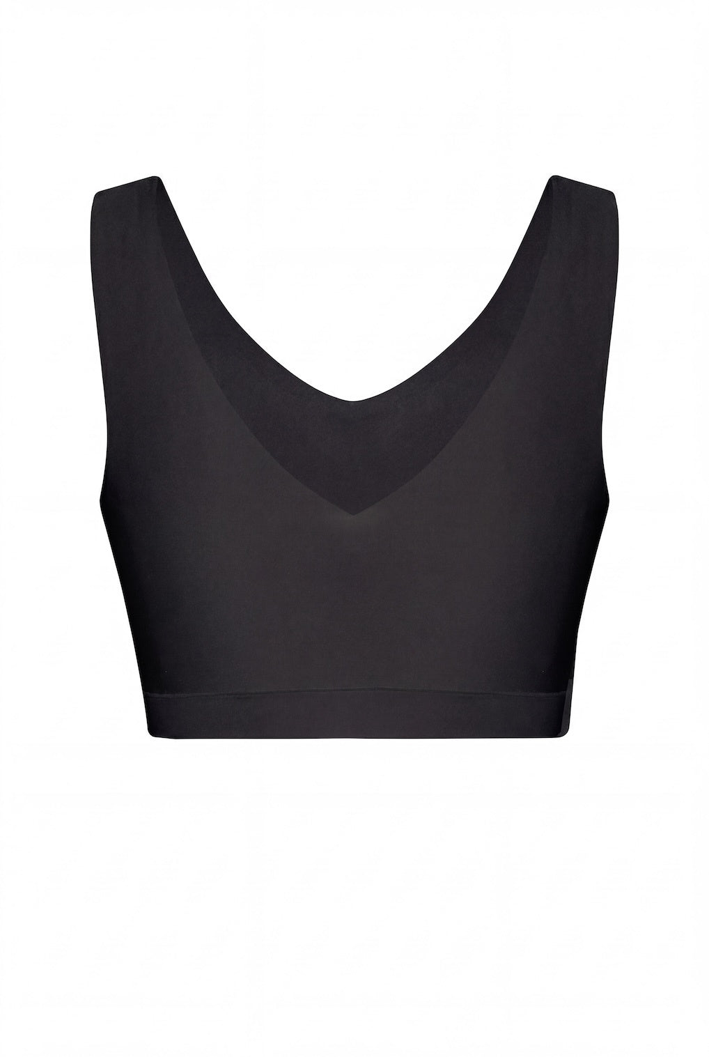 ByeBra Itin tampri ir prisitaikanti liemenėlė nėščiosioms UNI STRETCH BRA TOP BLACK