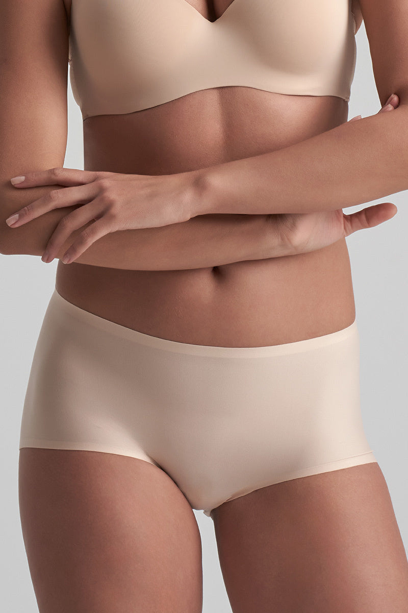 ByeBra Boxer kirpimo kelnaitės UNI STRETCH BOXER BEIGE