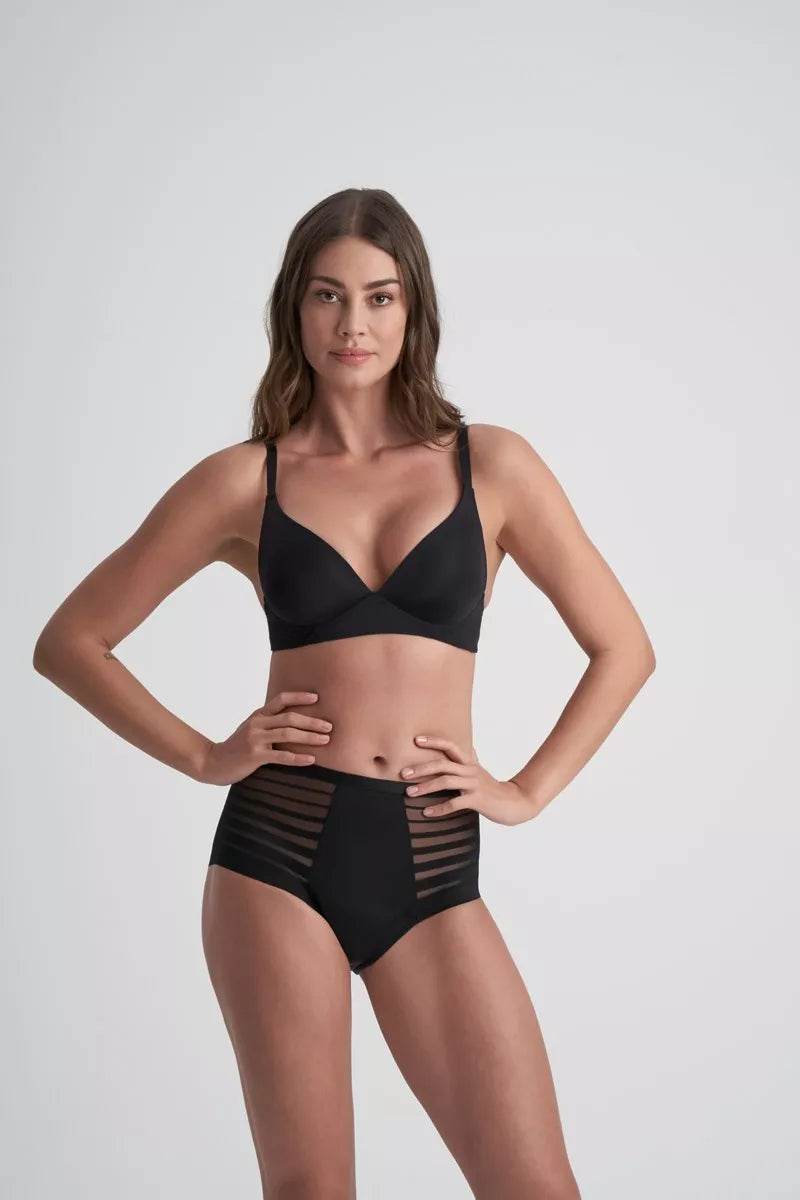 ByeBra Menstruacinės kelnaitės PERIOD HIGH BRIEF LACE, didelio sugeriamumo