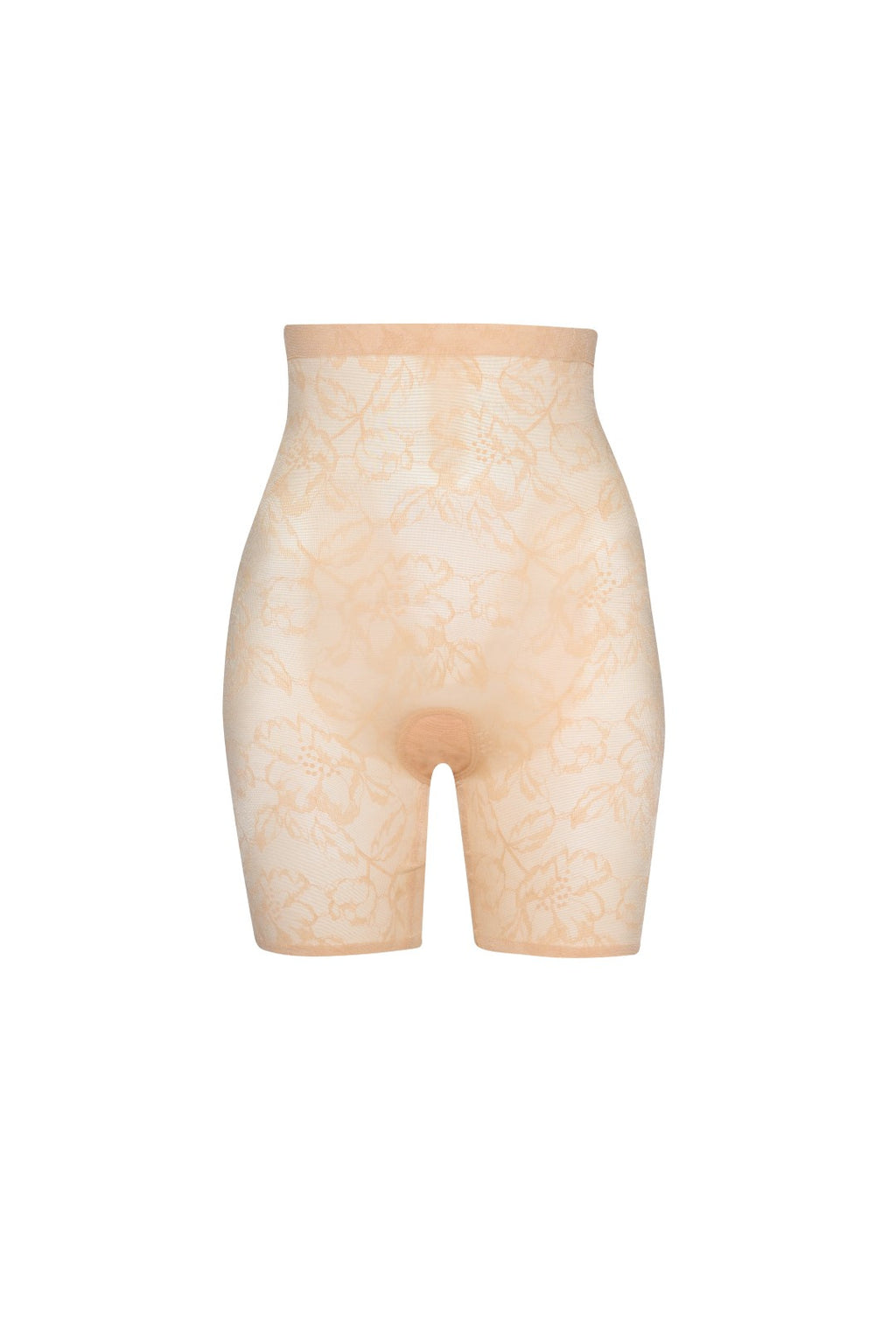 ByeBra Vidutinės kompresijos formuojantys šortukai LACY SHAPING SHORT BEIGE LACE