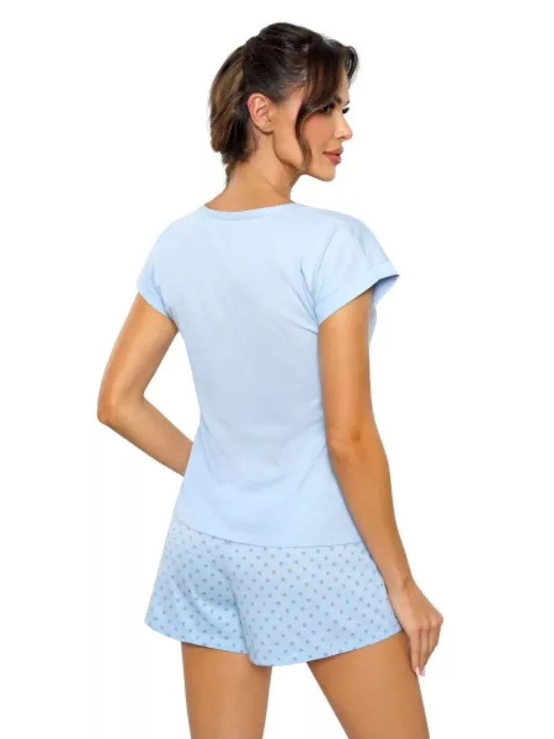 Donna Cotton pyjamas with shorts SKY