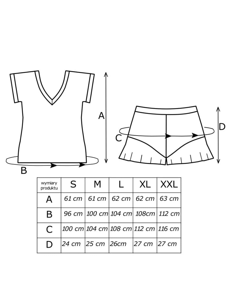 Donna Viskozės pižama su šortais NICOLA OLIVE