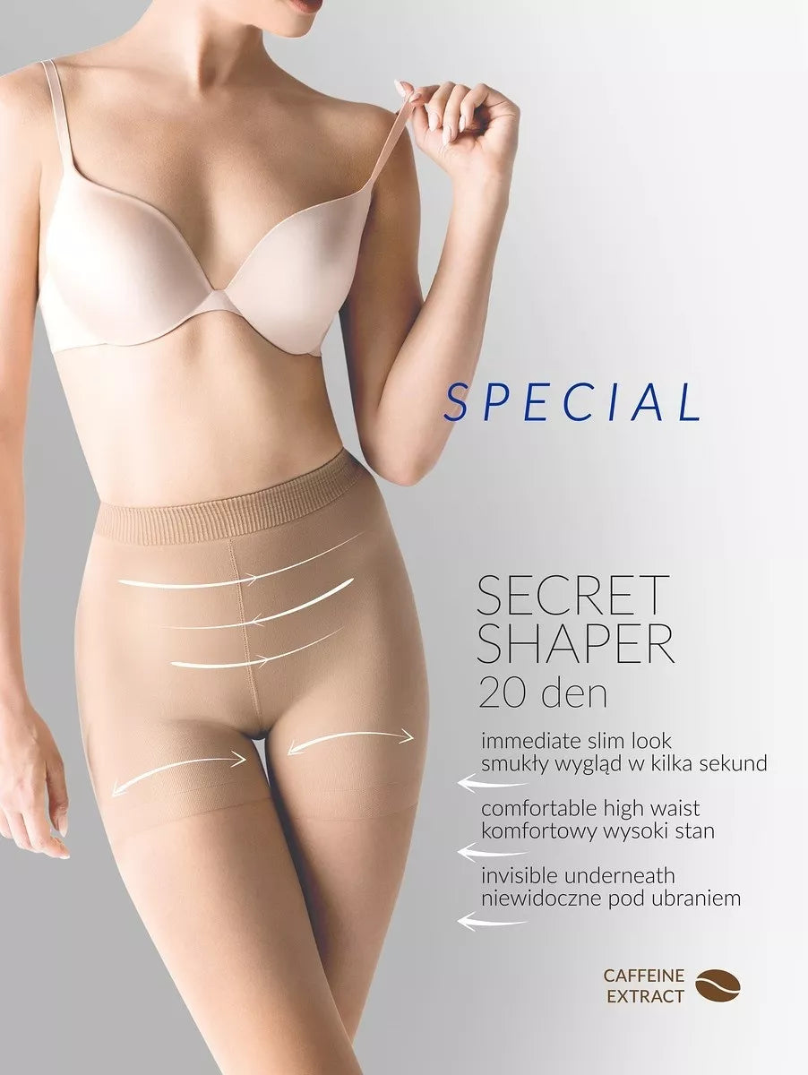 Gabriella Formuojančios pėdkelnės su kofeinu SECRET SHAPER 717 20 den.
