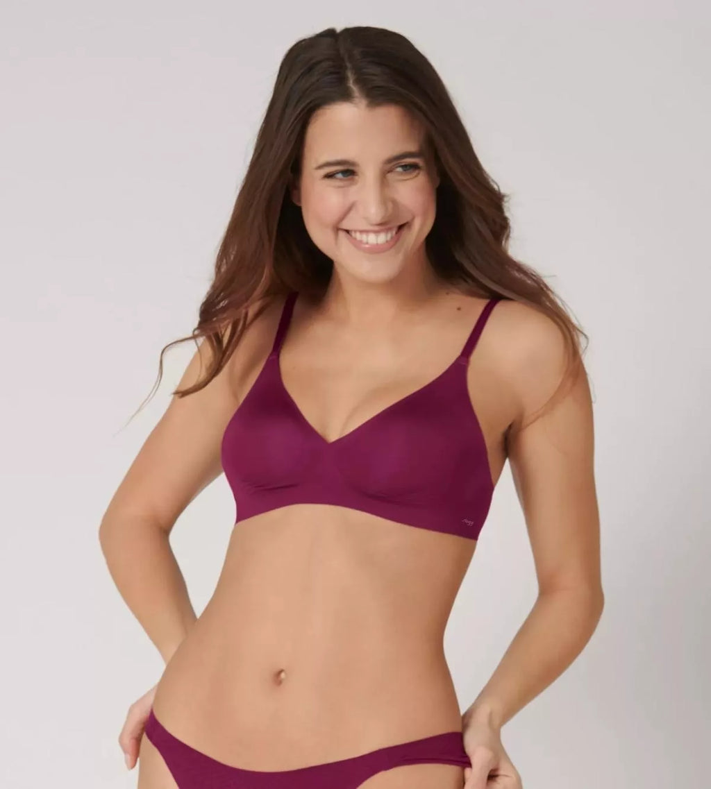 Sloggi Bevielė besiūlė liemenėlė BODY ADAPT SOFT, tamsi rožinė