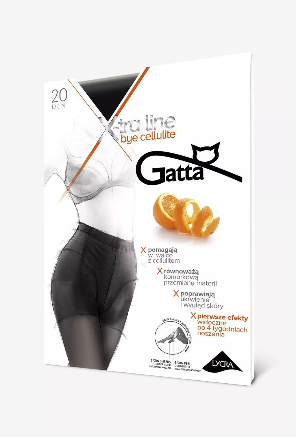 Gatta Anticeliulitinės pėdkelnės BYE CELLULITE, 20 denų