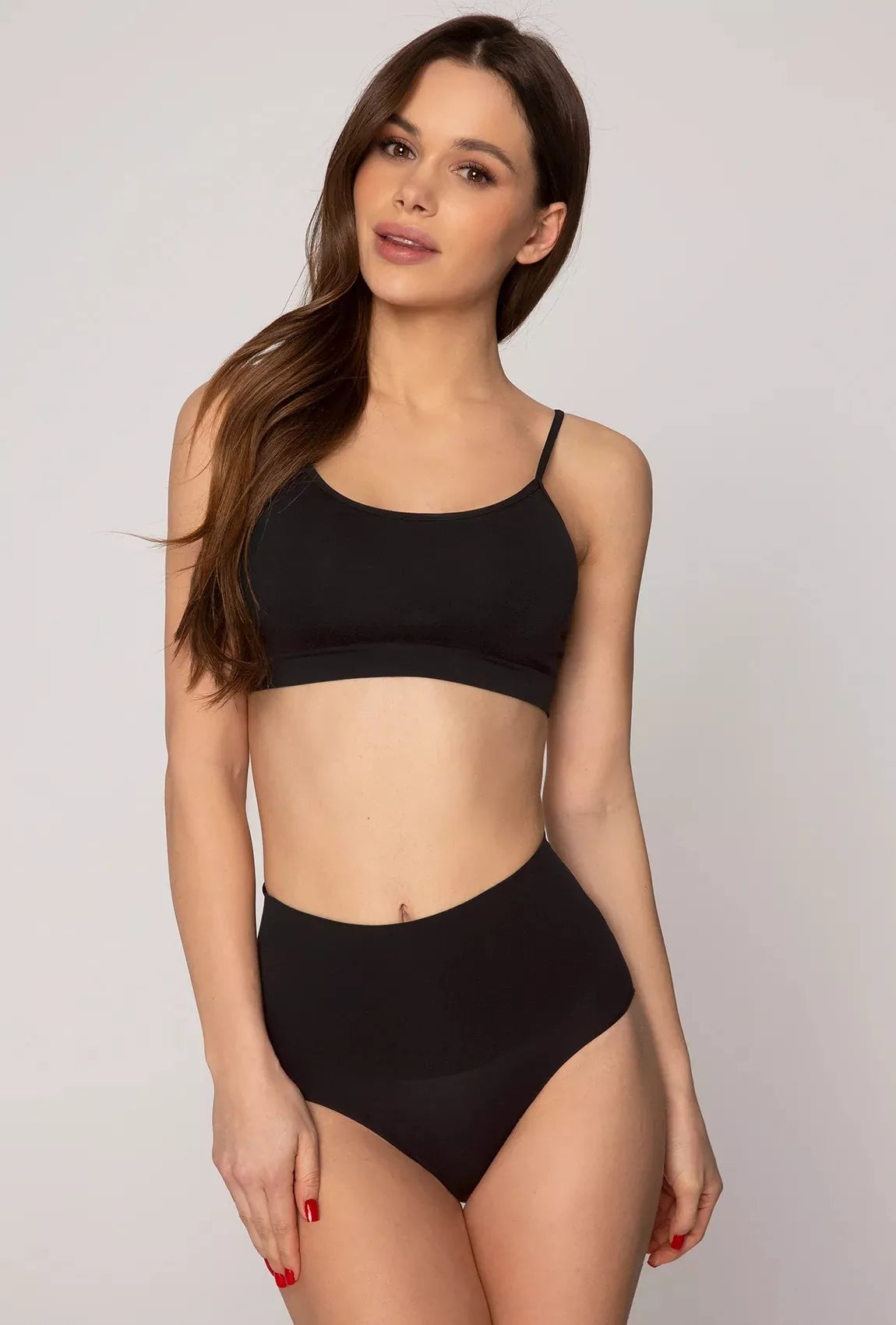 Gatta Formuojančios klasikinės kelnaitės CORRECT SENSUAL SKIN BLACK