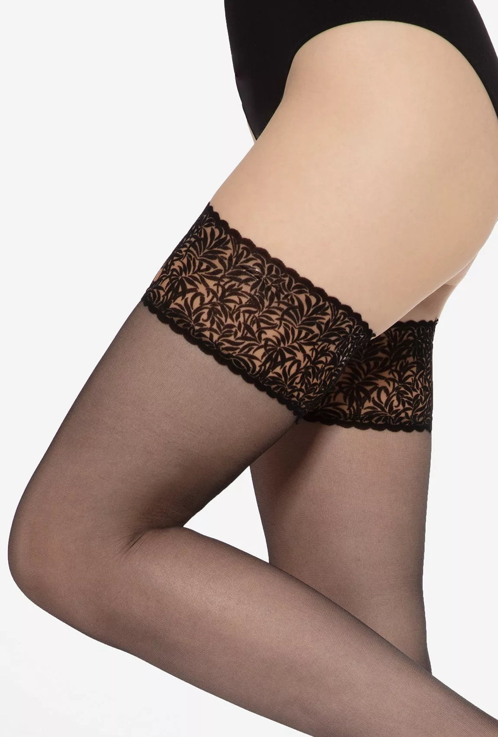 Gatta Prilipinamos kojinės ARS AMANDI 02, juoda