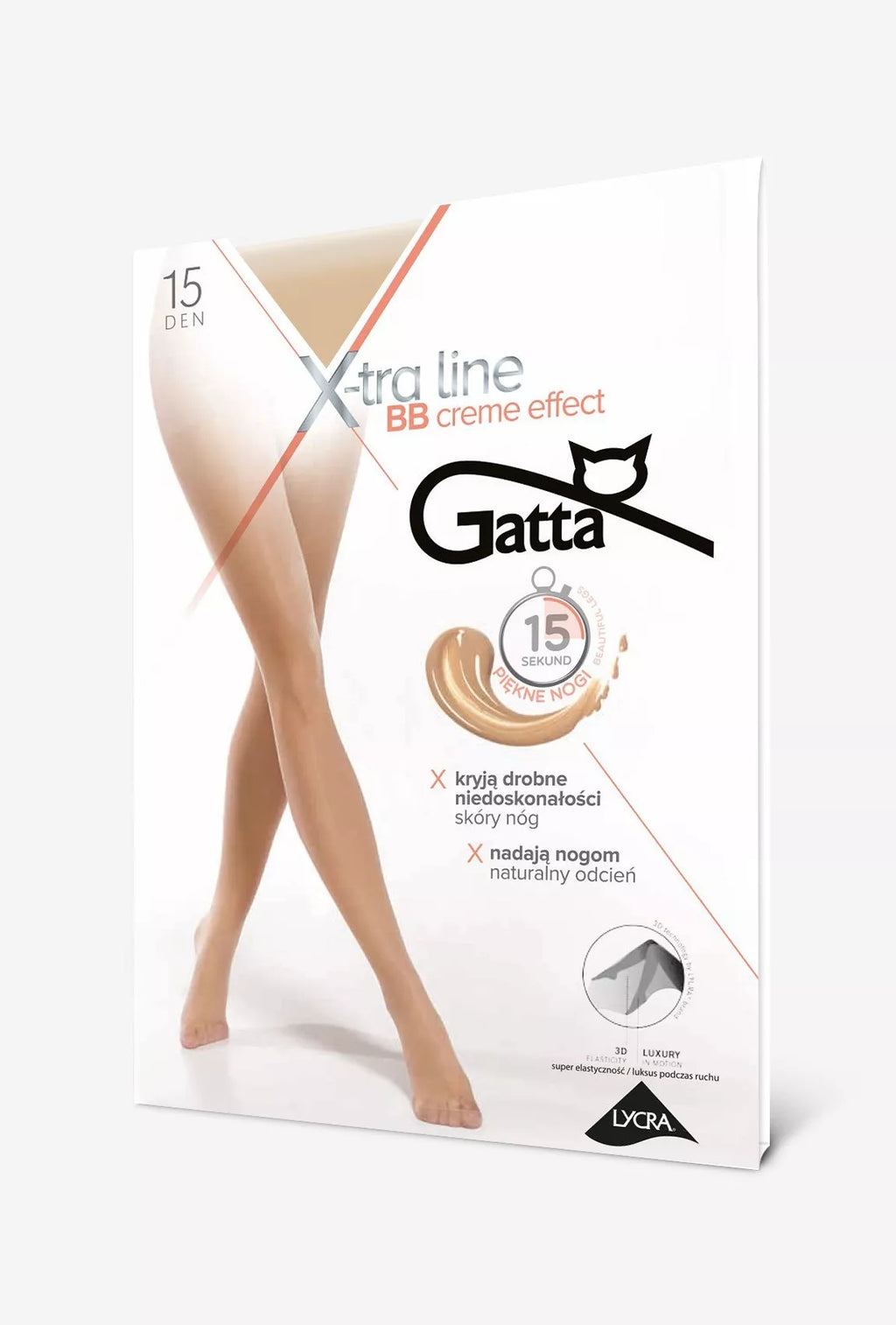 Gatta Spalvą išlyginančios pėdkelnės BB CREME EFFECT, 15 denų